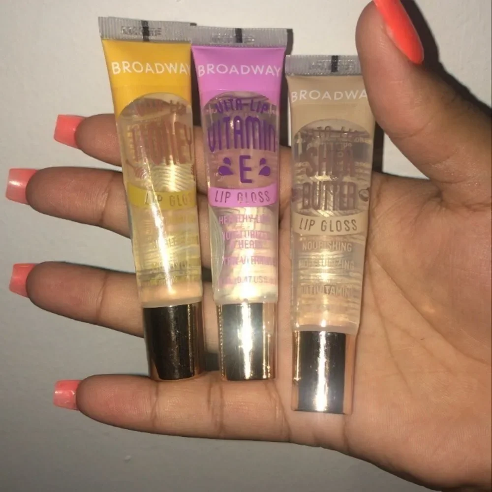 set of the new broadway lipglosses